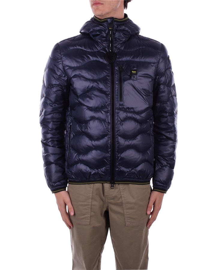 BLAUER Jackets Blue
