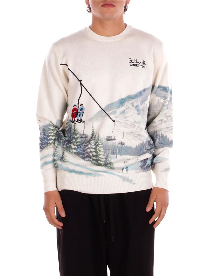 MC2 SAINT BARTH Girocollo Panna