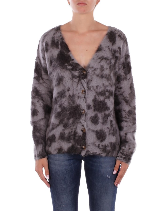 SOLOTRE Cardigan Argento