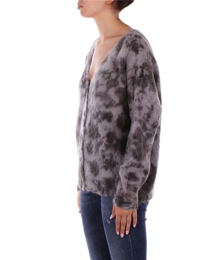 SOLOTRE Cardigan Argento