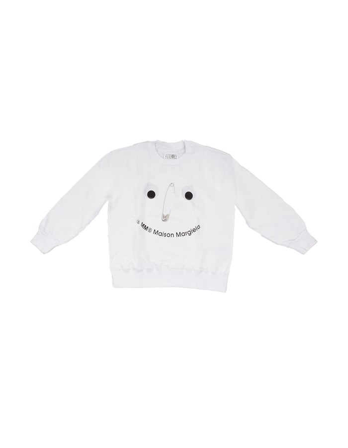 MM6 MAISON MARGIELA Felpe Girocollo Bianco