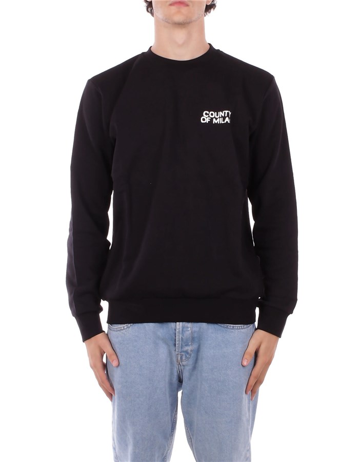 MARCELO BURLON COUNTY OF MILAN Felpe Girocollo Nero