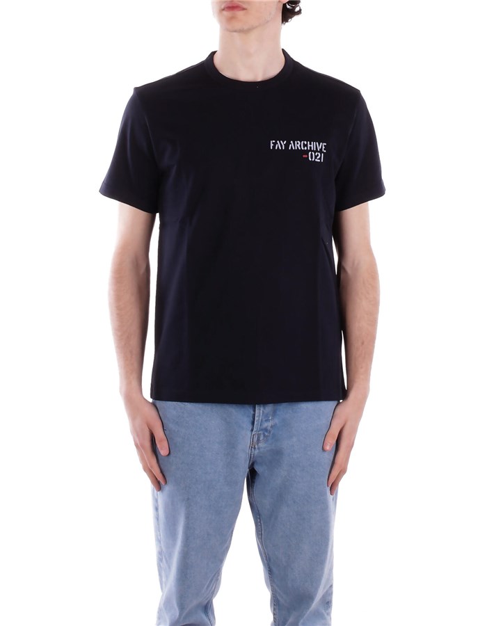 FAY T-shirt Navy blue