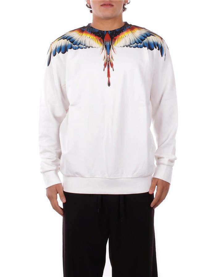 MARCELO BURLON COUNTY OF MILAN Crewneck Cream
