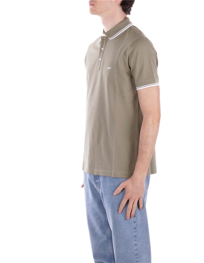FAY Polo shirt Green