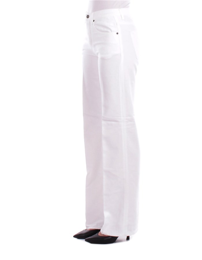 DONDUP Cinque tasche Bianco