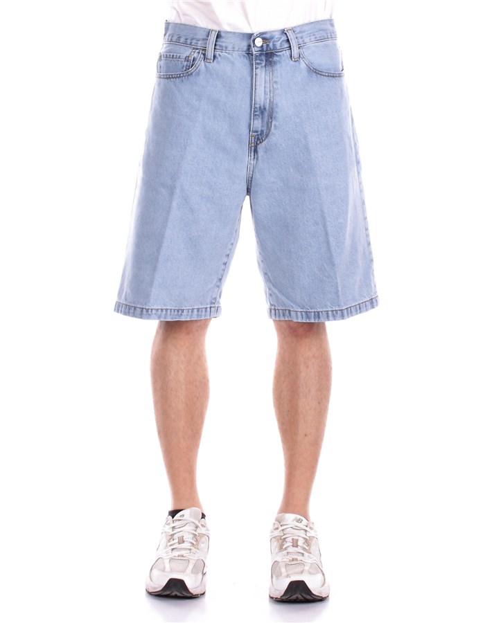 CARHARTT WIP Bermuda Blu bleached