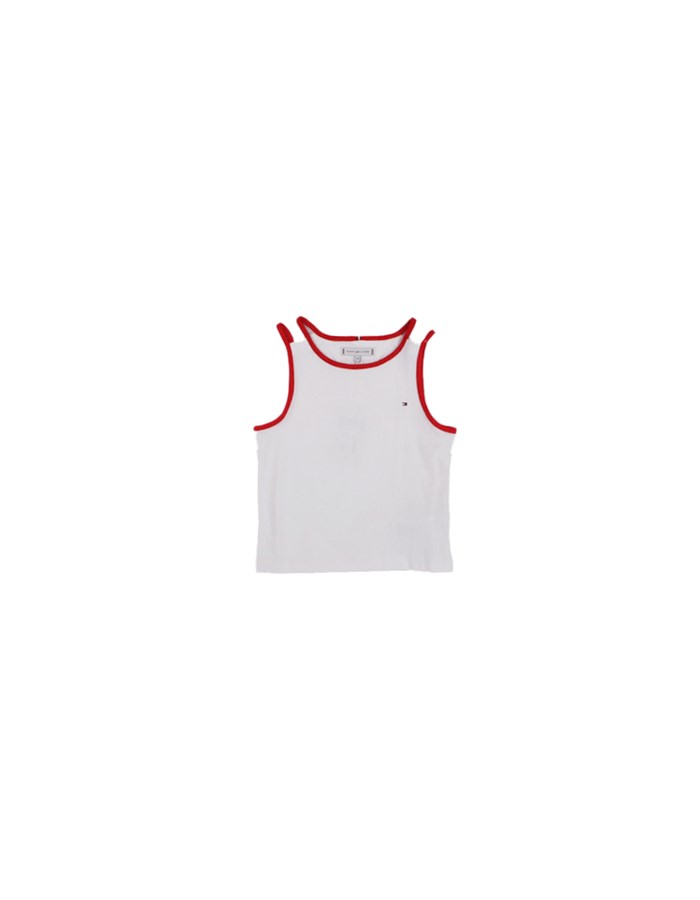 TOMMY HILFIGER Tanks White red