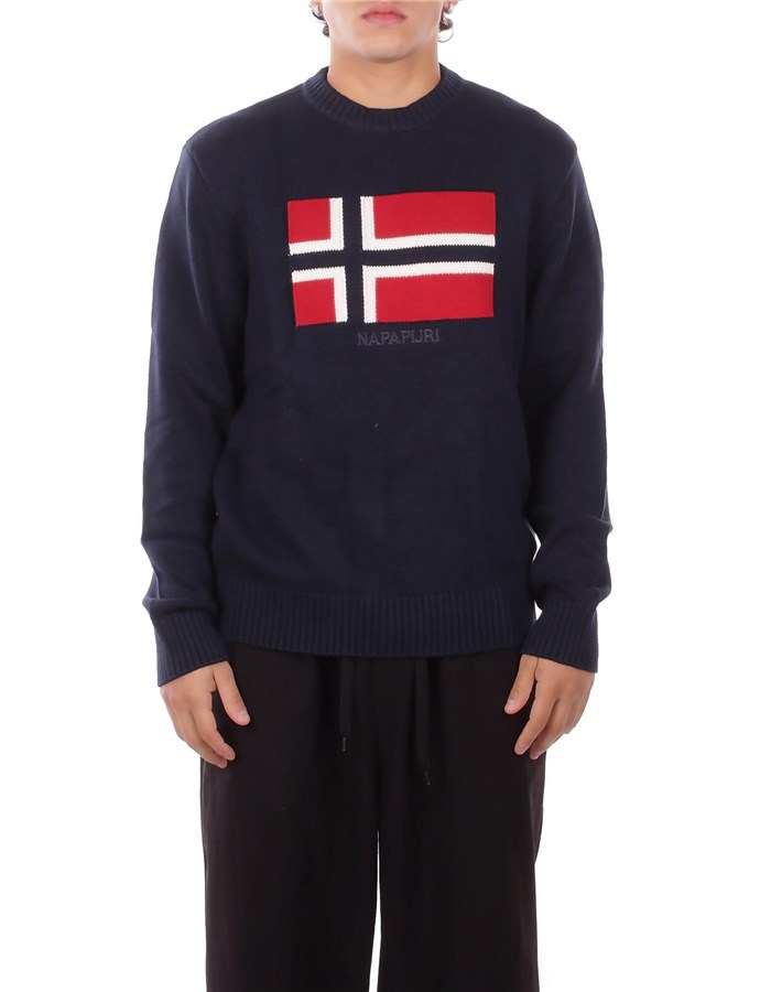 NAPAPIJRI Girocollo Blu
