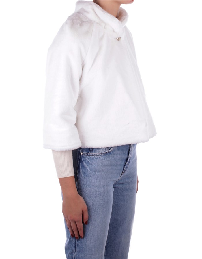 MADEMOISELLE DU MONDE Giacche Pellicce Donna AI25F592 MDM9902 5 
