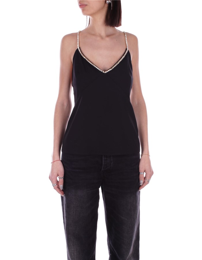 LIU JO Top Spalle Scoperte CA4184 TS058 Nero