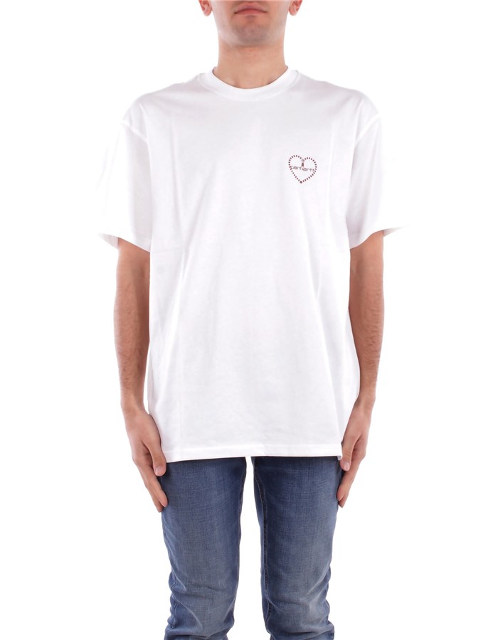 CARHARTT WIP Manica Corta White red