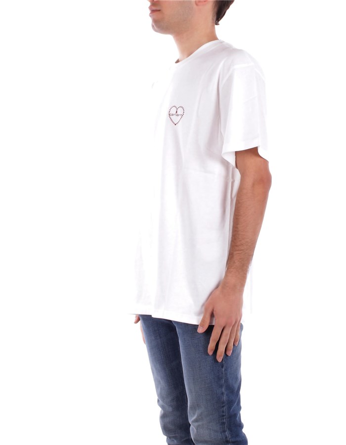 CARHARTT WIP Manica Corta White red