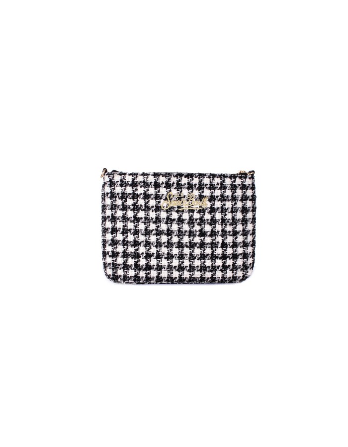 MC2 SAINT BARTH Evening Clutch Bag White black
