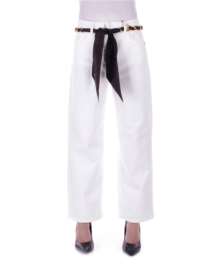 ELISABETTA FRANCHI Cropped Ivory