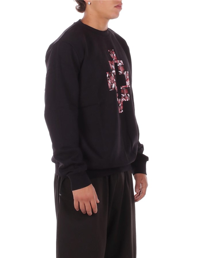 MARCELO BURLON COUNTY OF MILAN Felpe Felpe Girocollo Uomo F5CAMASW035 5 