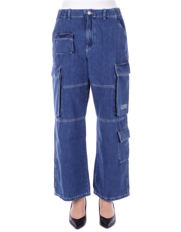 MM6 MAISON MARGIELA Wide Fund Blue