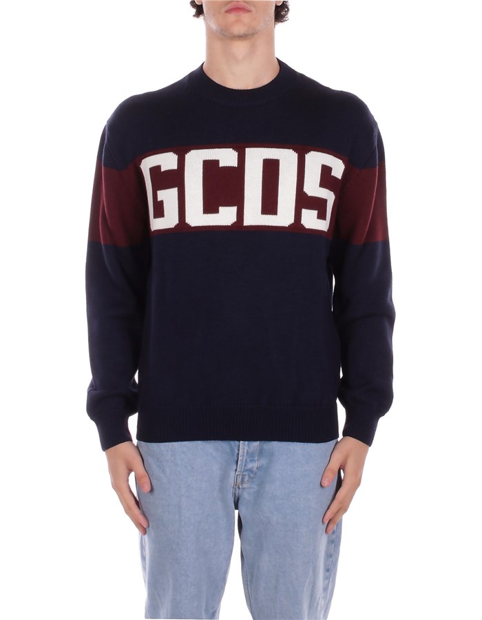 GCDS Maglie Girocollo Blu