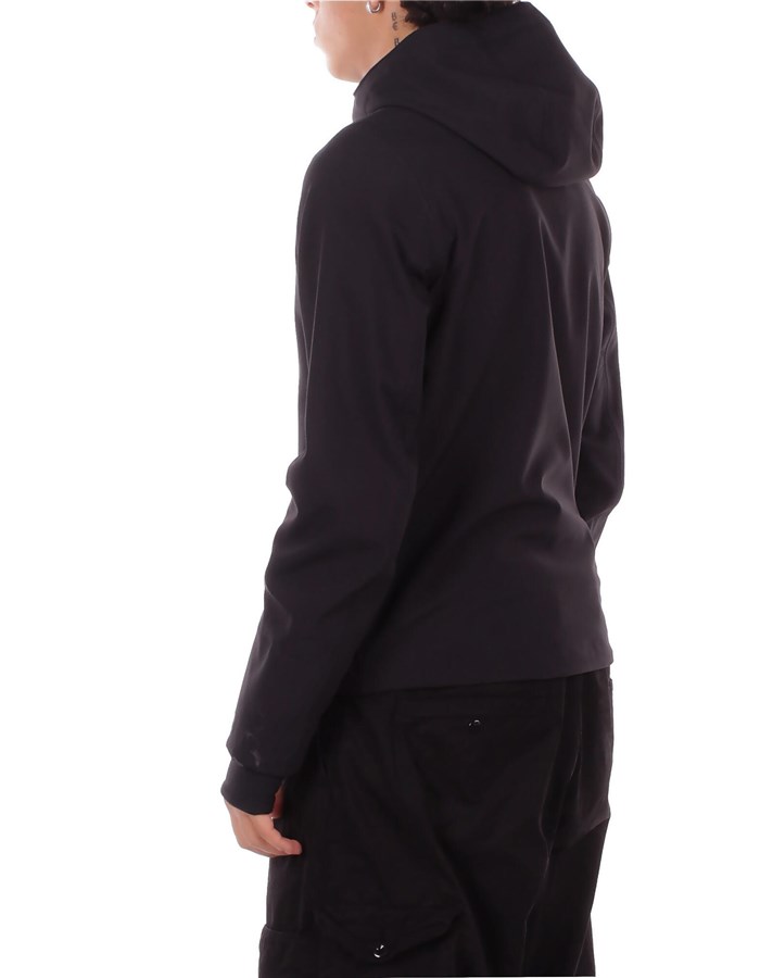 KWAY Giubbotto Black pure blue depth