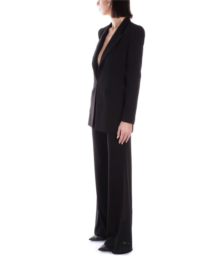 ELISABETTA FRANCHI Single-breasted suits Black