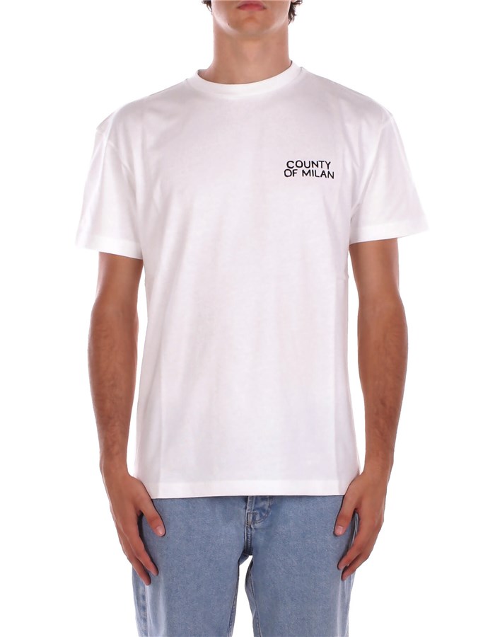 MARCELO BURLON COUNTY OF MILAN Manica Corta Off white