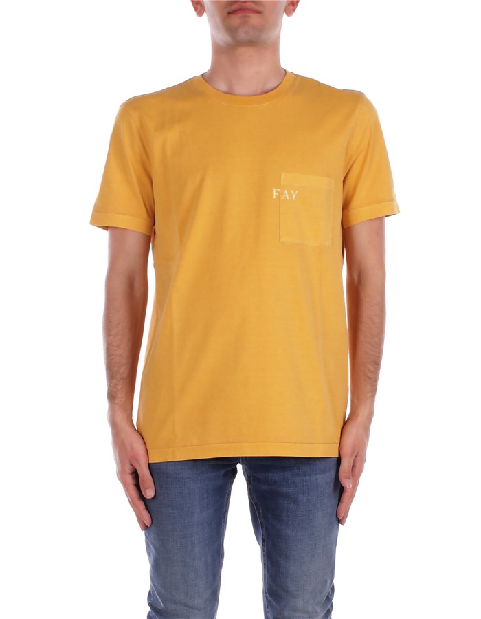 FAY T-shirt Mustard