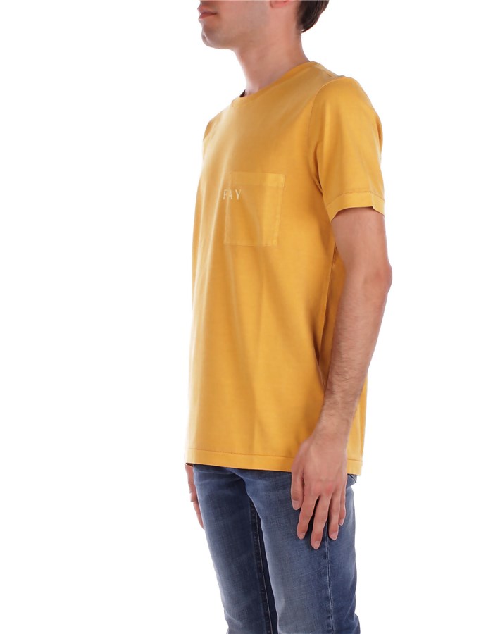 FAY T-shirt Mustard