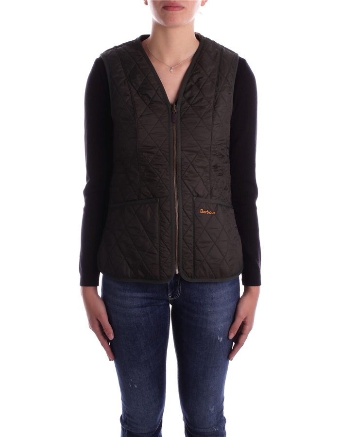 BARBOUR Vests Dark olive