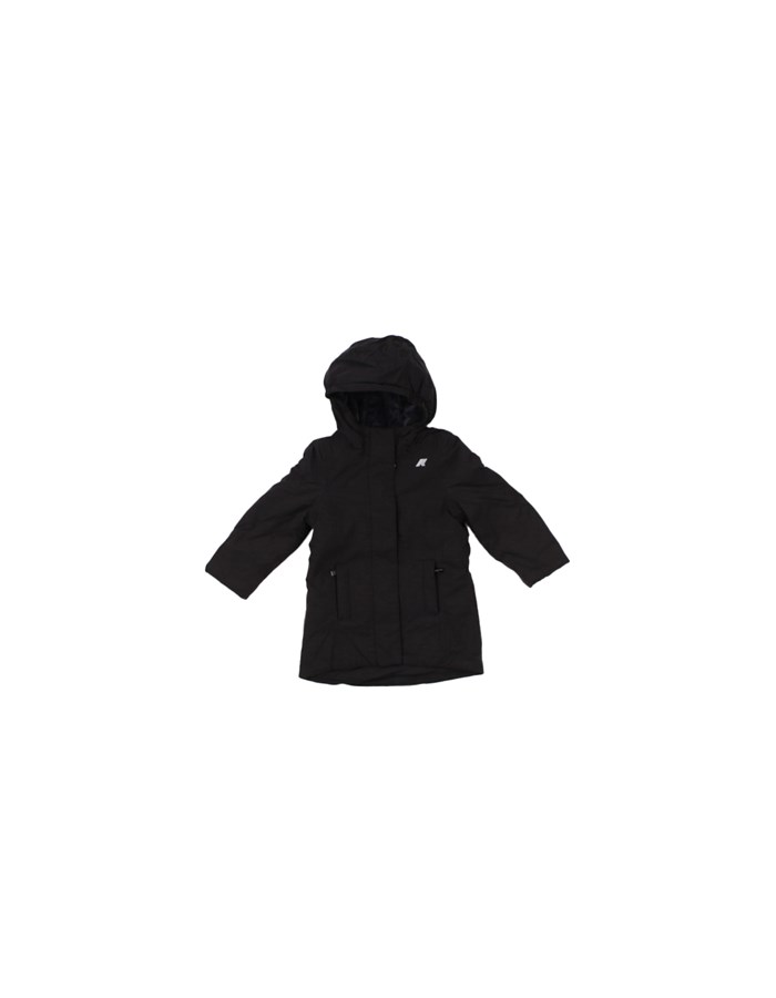 KWAY Parka Black p blue a