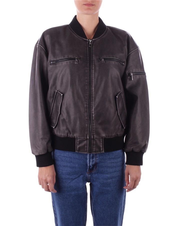 ONLY Leather jackets Black