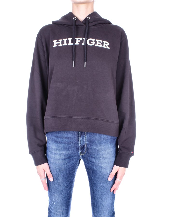 TOMMY HILFIGER Con Cappuccio Black