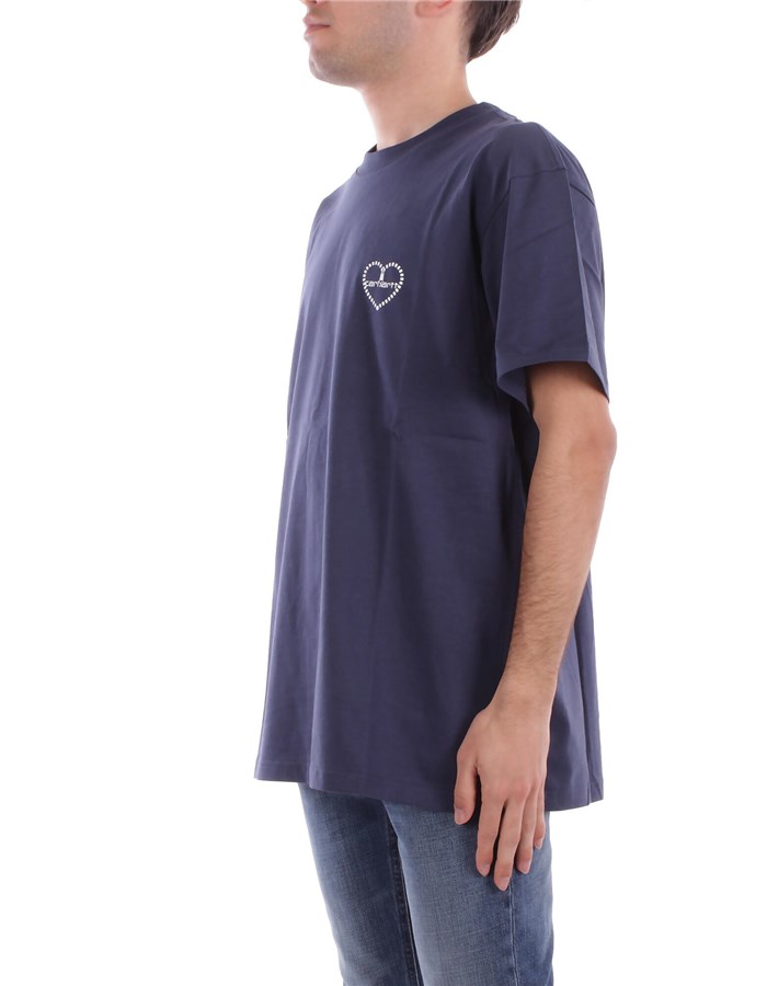 CARHARTT WIP Short sleeve Blue white