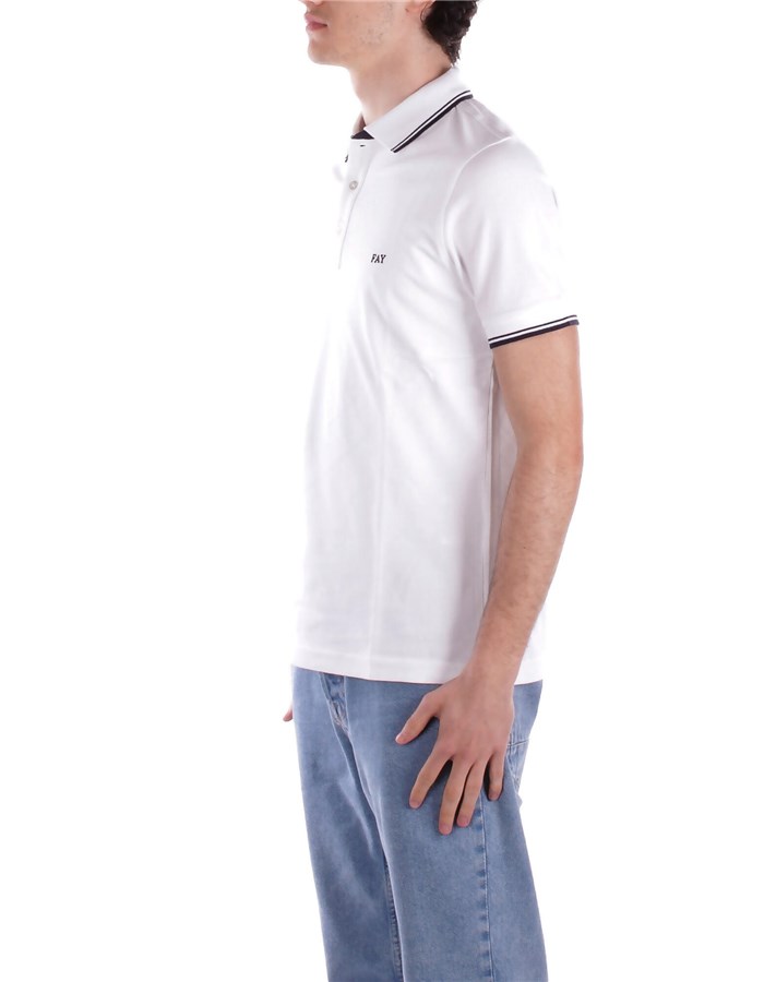 FAY Polo shirt White