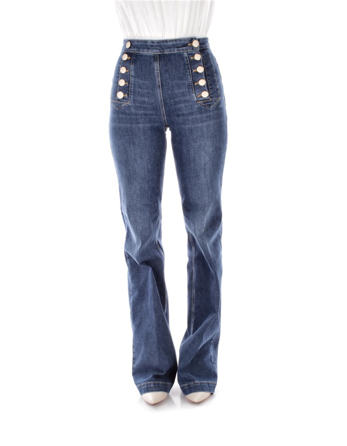 ELISABETTA FRANCHI Jeans Fondo Largo Donna PJ44D41E2 0 