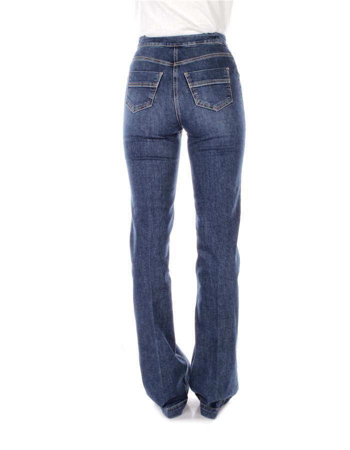 ELISABETTA FRANCHI Jeans Wide Fund Women PJ44D41E2 3 