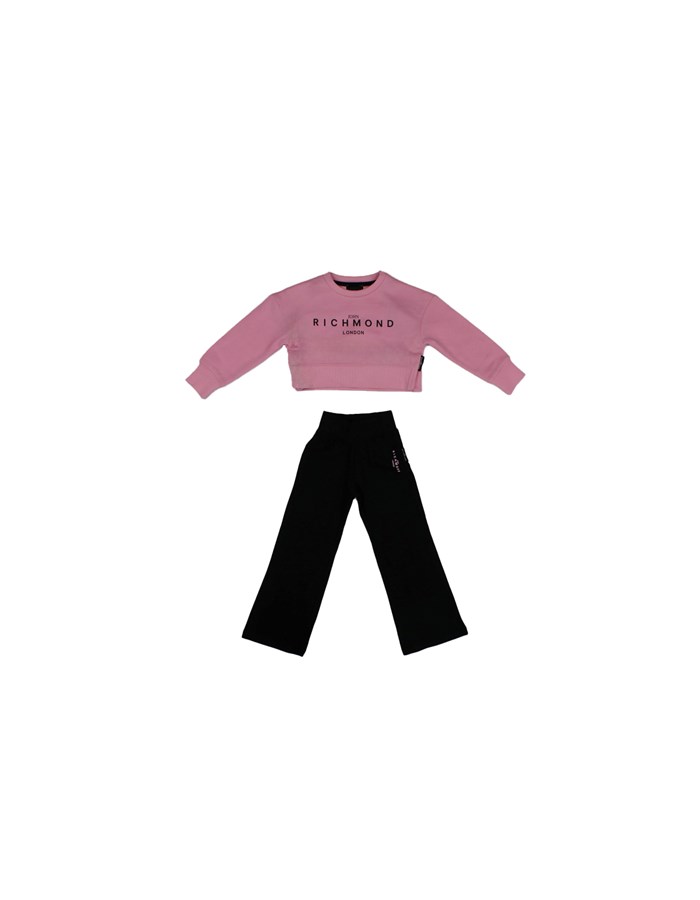 JOHN RICHMOND Sweatshirt + pants Pink / Black