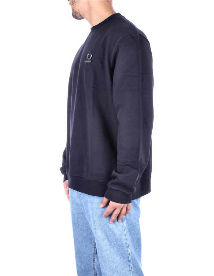 RAF SIMONS x FRED PERRY Crewneck  Black