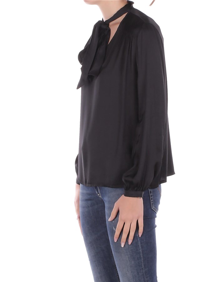 MANILA GRACE Bluse Nero