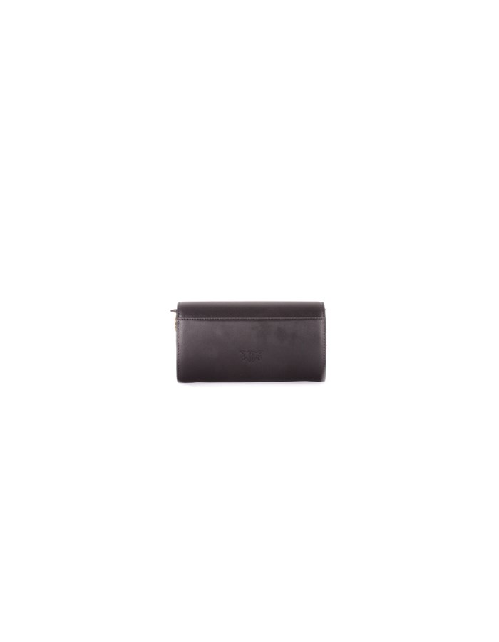 PINKO Card Holder Black gold