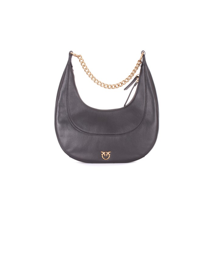 PINKO Hand Bags Black gold