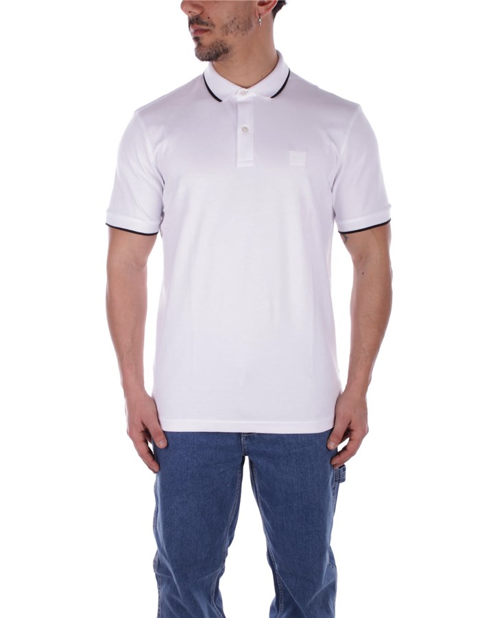 BOSS Polo shirt Short sleeves 50507699 White