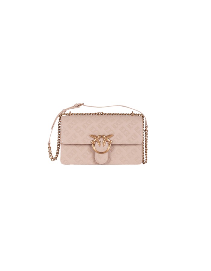PINKO Shoulder Bags Beige gray