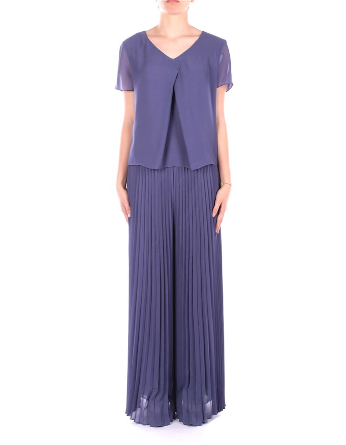 EMPORIO ARMANI Palazzo pants Blue