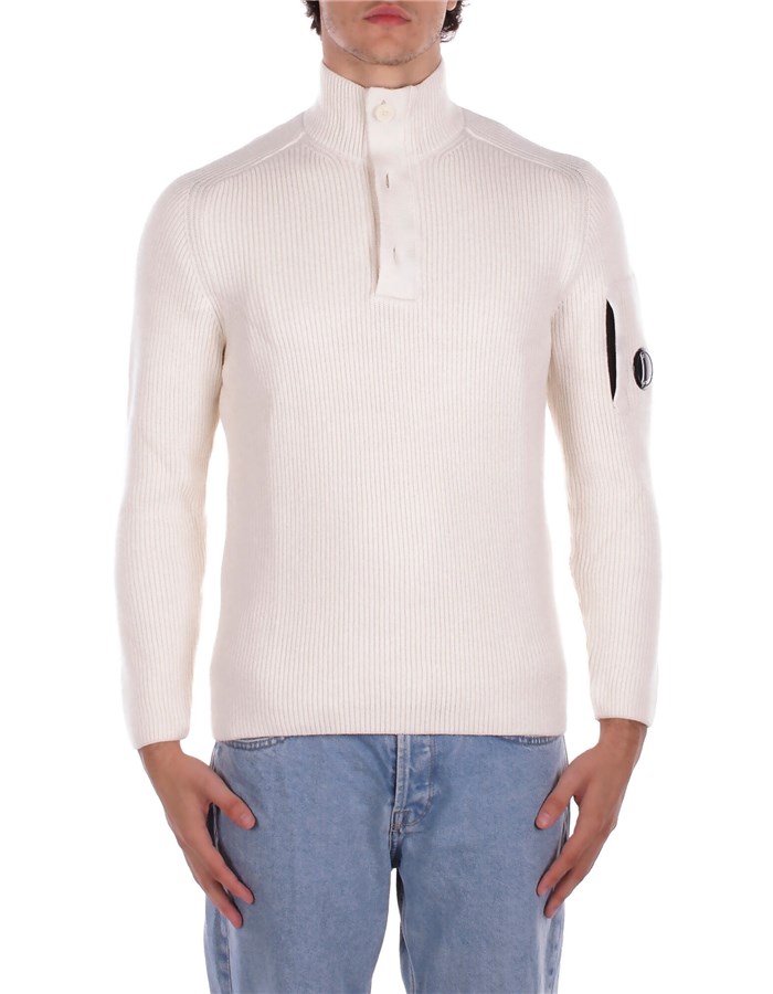 CP COMPANY Collo Alto Gauze white