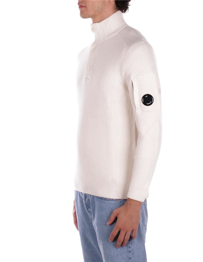 CP COMPANY Collo Alto Gauze white