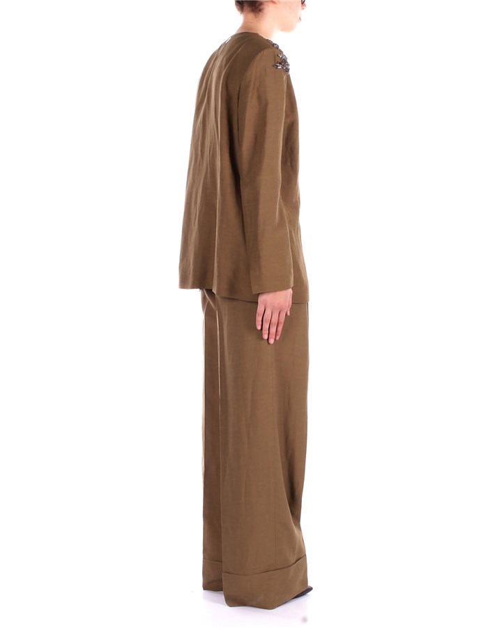 BLUGIRL BLUMARINE Pantaloni Eleganti Donna RA5161T8823 4 