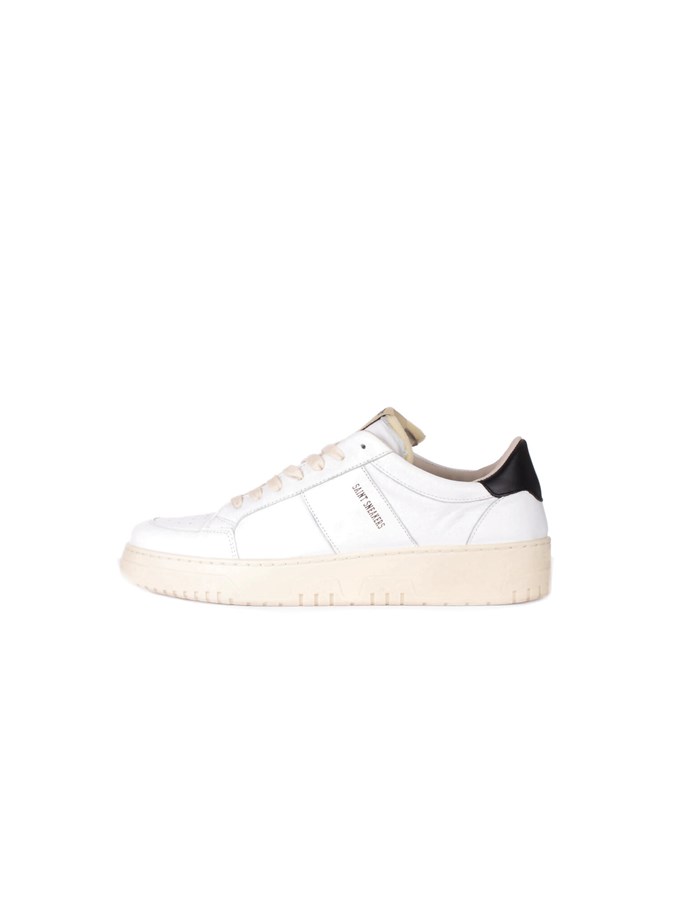 SAINT SNEAKERS Basse Bianco nero