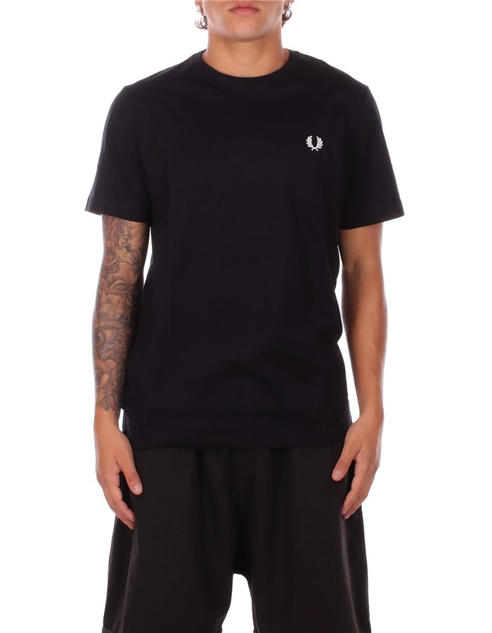 FRED PERRY Manica Corta Black