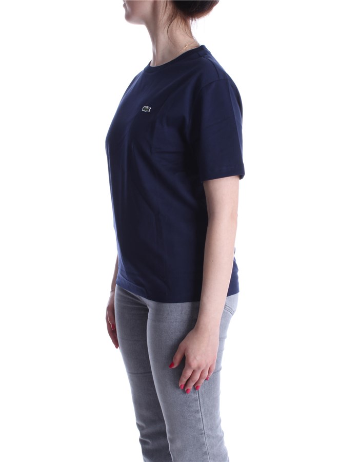 LACOSTE Short sleeve Blue