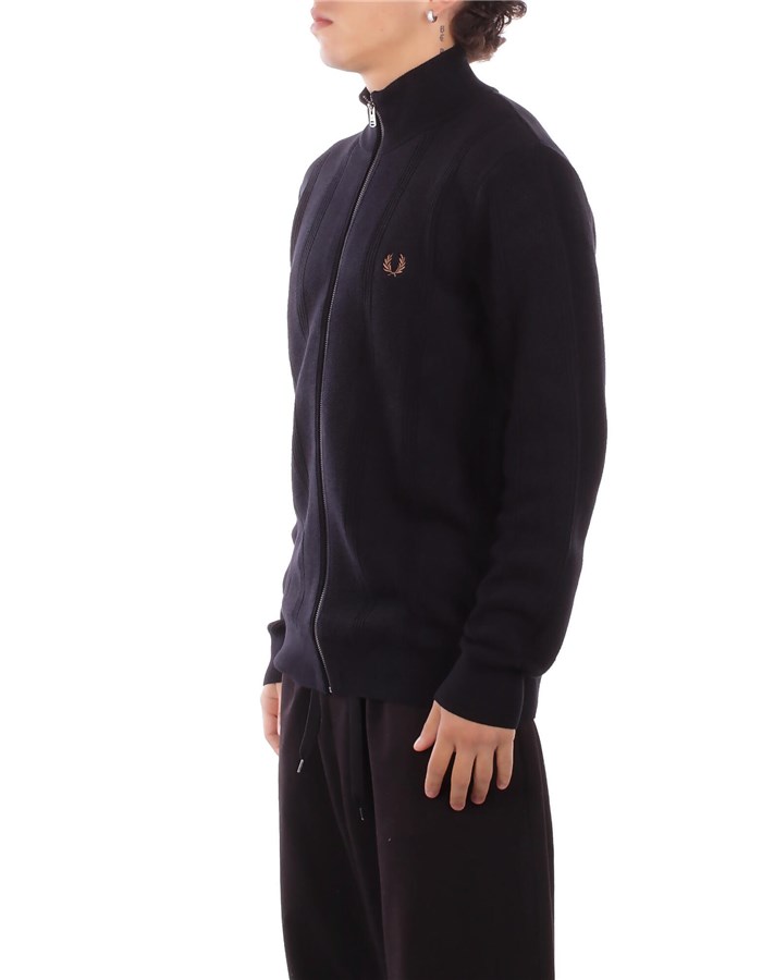 FRED PERRY Con Zip Black